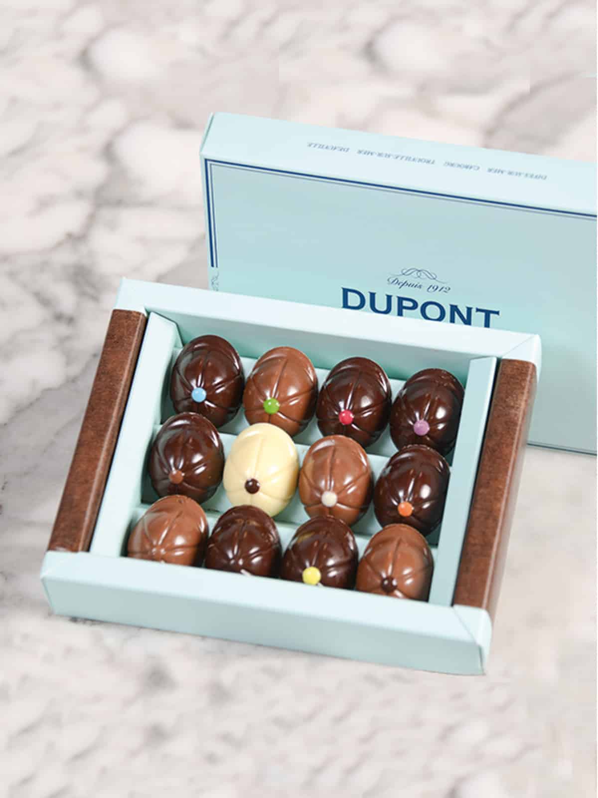 Achat Bonbons chocolat - DUPONT avec un thé