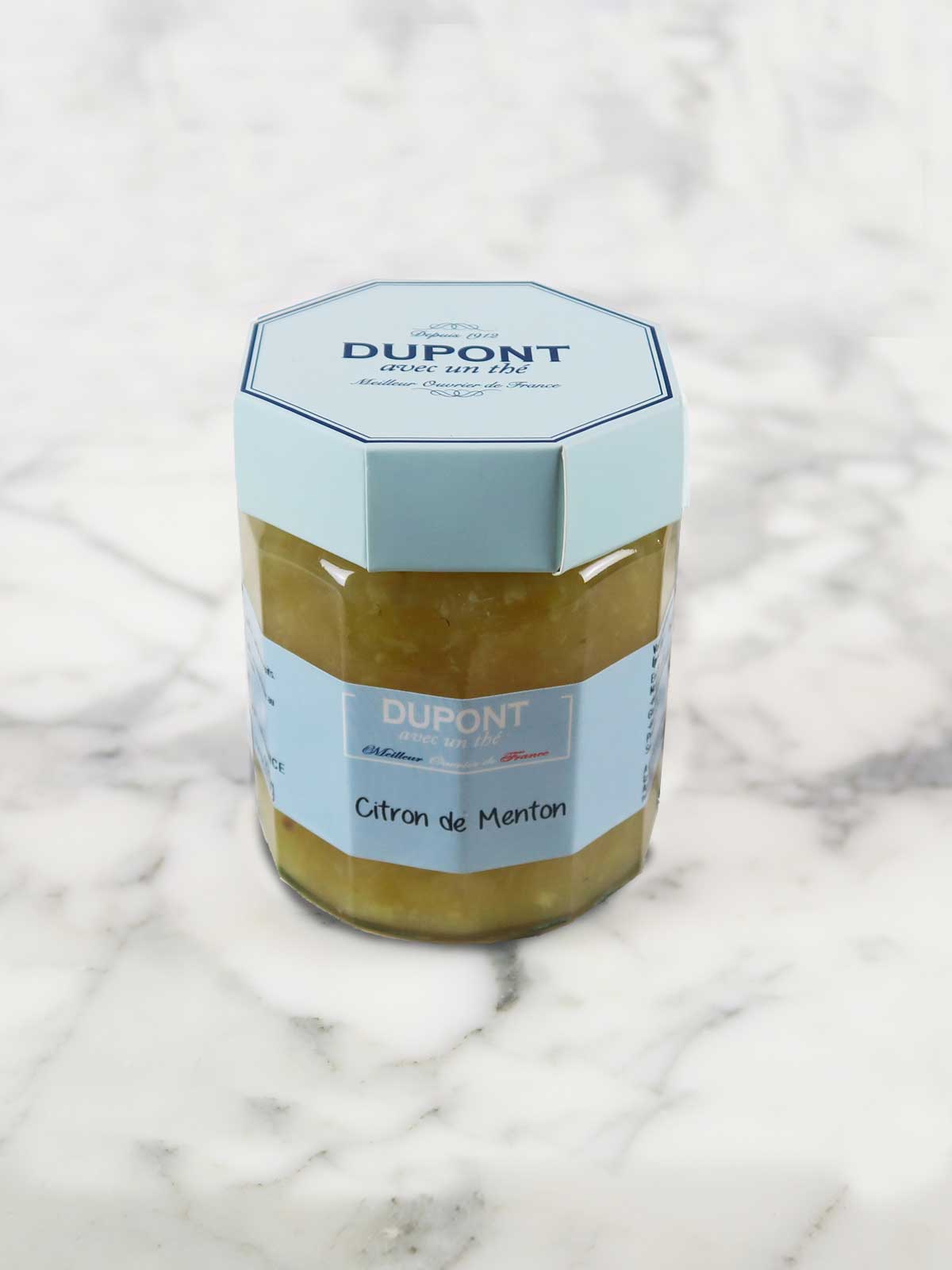 Achat Confiture citron de Menton - DUPONT avec un thé